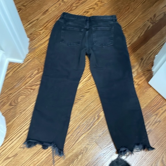 Free People Maggie Mid Rise Distressed Wide Leg Jeans - Picture 3 of 6